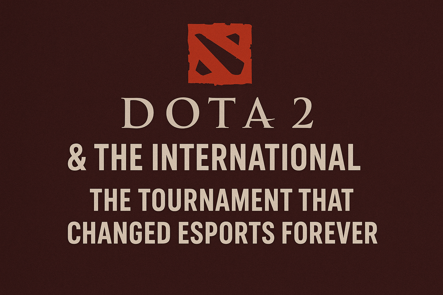 🏆 Esports & Competitive Gaming